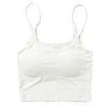 ホワイト | キャミソール インナーキャミ ブラキャミ | STYLEBLOCK