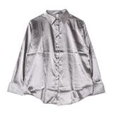 グレー | シャツ ブラウス サテン | STYLEBLOCK