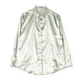 ライトグリーン | シャツ ブラウス サテン | STYLEBLOCK