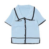 ブルー | ニット セーター 襟付き | STYLEBLOCK