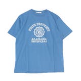 ブルー | Tシャツ カットソー 半袖 | Style Block MEN