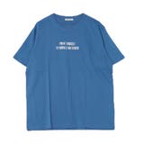 ブルー | Tシャツ カットソー 半袖 | Style Block MEN