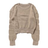 カーキ | ニット セーター クルーネック | STYLEBLOCK