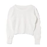 ホワイト | ニット セーター クルーネック | STYLEBLOCK