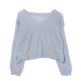 ライトブルー | ニット セーター シアー | STYLEBLOCK