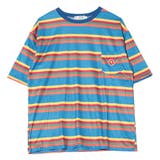 ブルー | Tシャツ カットソー 5分袖 | STYLEBLOCK