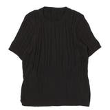 ブラック | ニット セーター 半袖 | STYLEBLOCK