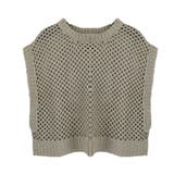 ミント | ニットベスト ショートトップス ノースリーブニット | STYLEBLOCK