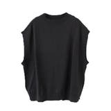 ブラック | ニットベスト ベスト オフィスカジュアル | STYLEBLOCK