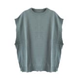 ブルー | ニットベスト ベスト オフィスカジュアル | STYLEBLOCK