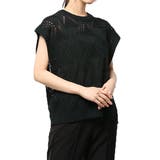ブラック | ニットベスト ノースリーブニット ニット | STYLEBLOCK