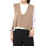 グレージュ | ニットベスト ベスト コーデ | STYLEBLOCK