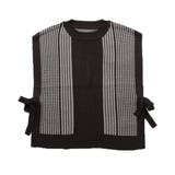 ブラック | ニットベスト ベスト ジャガード柄 | STYLEBLOCK