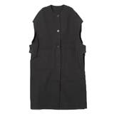 チャコールグレー | ジレ ベスト ロング | STYLEBLOCK