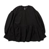 ブラック | シャツ ブラウス ギャザー | STYLEBLOCK