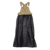 カーキ | サロペットワンピース サロペットスカート ドッキング | STYLEBLOCK
