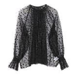 ブラック×ブラック | シャツ ブラウス チュール | STYLEBLOCK