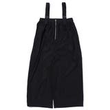 ブラック | サロペットパンツ オーバーオール フロントジップ | STYLEBLOCK