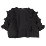 ブラック | シャツ ブラウス フリル | STYLEBLOCK