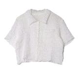 ホワイト | シャツ ブラウス ぽこぽこ | STYLEBLOCK