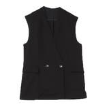 ブラック | ジレ ベスト ノーカラー | STYLEBLOCK