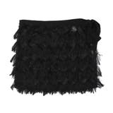 ブラック | ミニスカート ラップスカート フリンジ | STYLEBLOCK