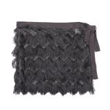 チャコールグレー | ミニスカート ラップスカート フリンジ | STYLEBLOCK