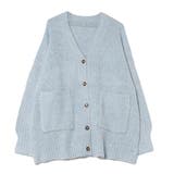 ブルー | ニットカーディガン カーディガン Vネック | STYLEBLOCK