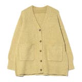 イエロー | ニットカーディガン カーディガン Vネック | STYLEBLOCK