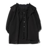 ブラック | シャツ ブラウス フリル | STYLEBLOCK
