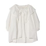 オフホワイト | シャツ ブラウス フリル | STYLEBLOCK