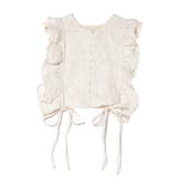 アイボリー | ジレ ベスト フリンジ | STYLEBLOCK