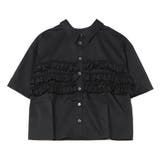 ブラック | シャツ ブラウス フリル | STYLEBLOCK