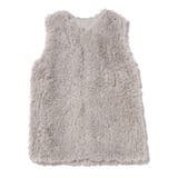 グレー | ベスト ボア ミドル丈 | STYLEBLOCK