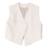 ライトグレー | ジレ ベスト 合皮 | STYLEBLOCK