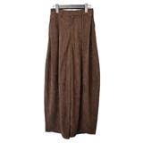 ブラウン | ロングパンツ コクーンパンツ タック | STYLEBLOCK