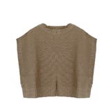 ベージュ | ニット セーター ノースリーブ | STYLEBLOCK
