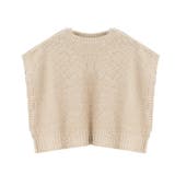 ライトベージュ | ニット セーター ノースリーブ | STYLEBLOCK