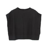 ブラック | ニット セーター ノースリーブ | STYLEBLOCK