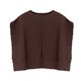 ブラウン | ニット セーター ノースリーブ | STYLEBLOCK