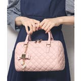 【dazzlin/ダズリン】キルティング リボンチャーム付ボストンバッグ | STYLE CODE | 詳細画像6