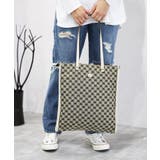 JJモノグラム織り レトロ クラシックラージトートバッグ | STYLE CODE | 詳細画像12