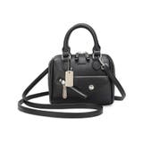 BLK | グレインPU ライダース マイクロミニボストンバッグ | STYLE CODE