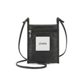 BLK | メタリックPUキルティング スリムミニショルダーバッグ | STYLE CODE