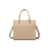 BEG | メタルアイレット 両アオリスクエアハンドバッグ | STYLE CODE