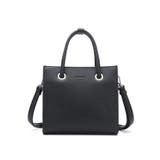 BLK | メタルアイレット 両アオリスクエアハンドバッグ | STYLE CODE