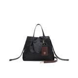 BLK | 【PADMA/パドマ】カードケース付 ナイロン巾着トートバッグ | STYLE CODE 