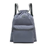 BGRY | 撥水軽量ソフトナイロン ロゴテープナップサック スポーツジムバッグ | STYLE CODE