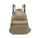 GREGE | 撥水軽量ソフトナイロン ロゴテープナップサック スポーツジムバッグ | STYLE CODE