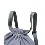 撥水軽量ソフトナイロン ロゴテープナップサック スポーツジムバッグ | STYLE CODE | 詳細画像9